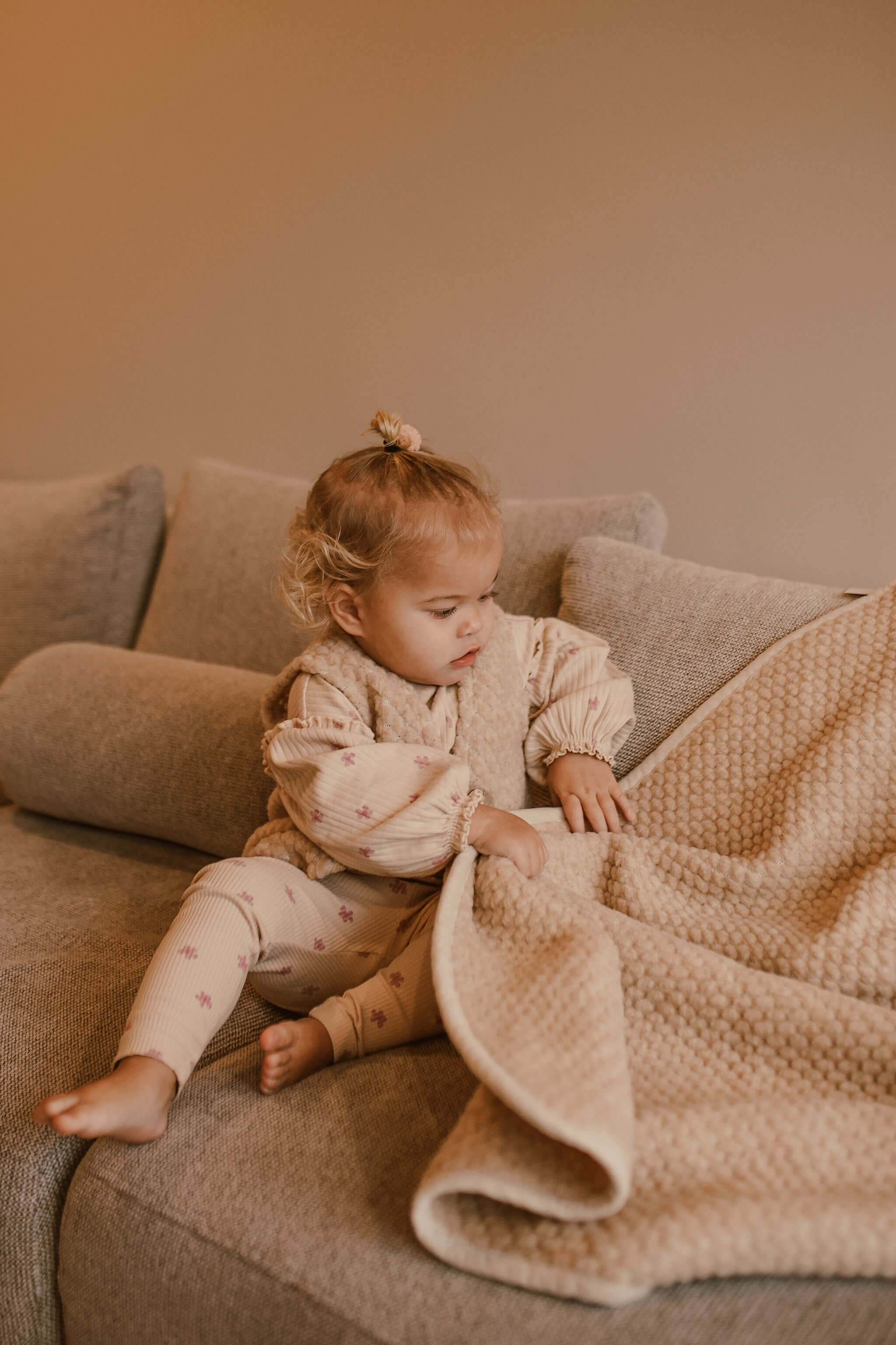 Baby deken bouclé - Merinowol