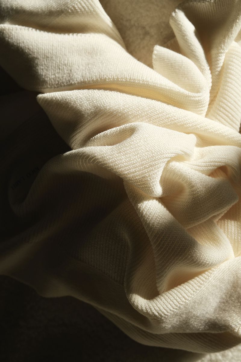 100% extra fijne merinowollen babydeken in ledikantformaat 100x140 cm – licht, warm en temperatuurregulerend - Naturel