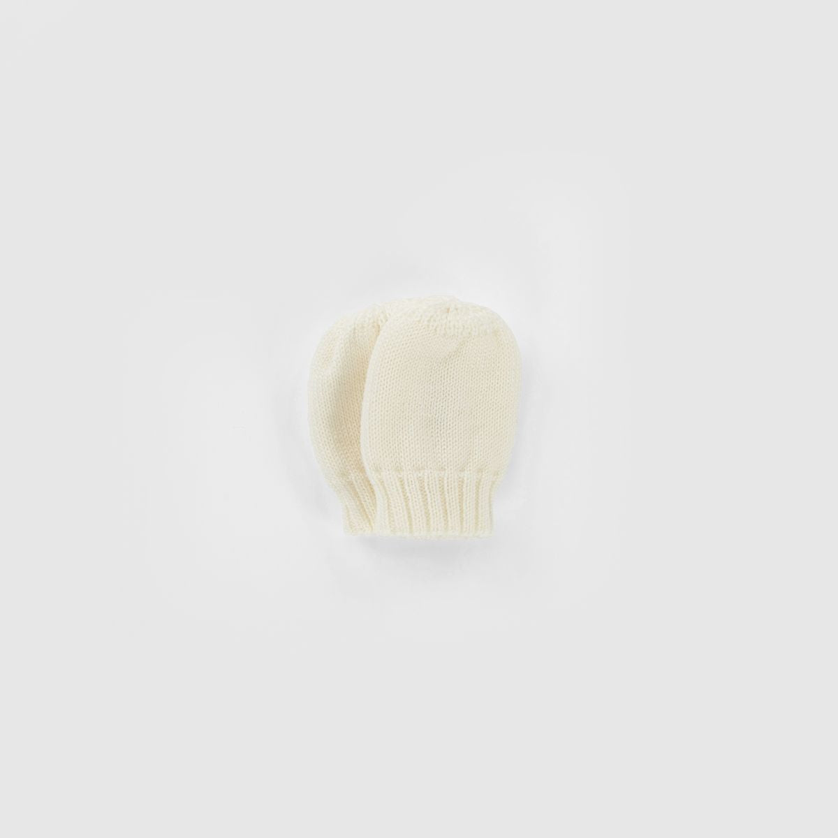 Merinowollen babywantjes – zachte warme wantjes van 100% merinowol - Naturel