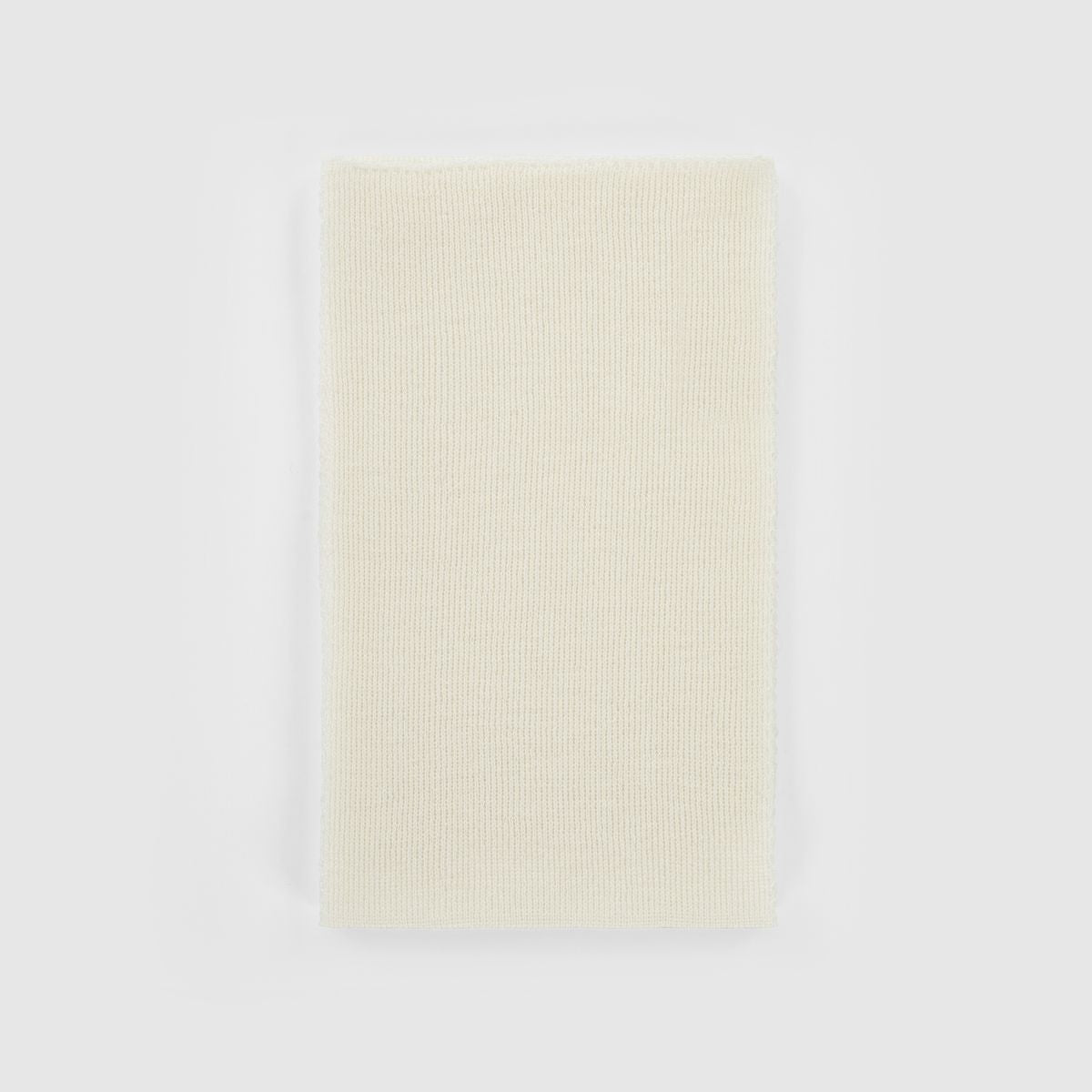 Naturel merinowollen sjaal – zachte gebreide sjaal van merinowol