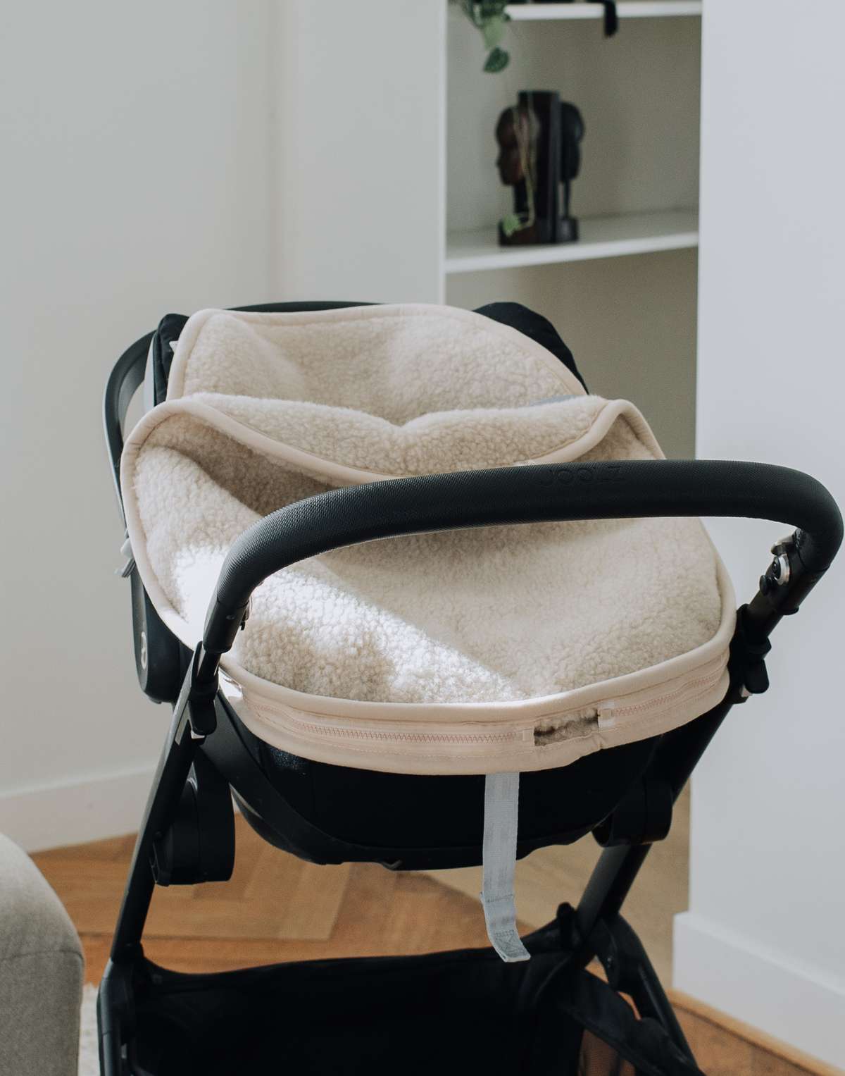 Baby footmuff for car seat or maxi-cosi - Merino wool