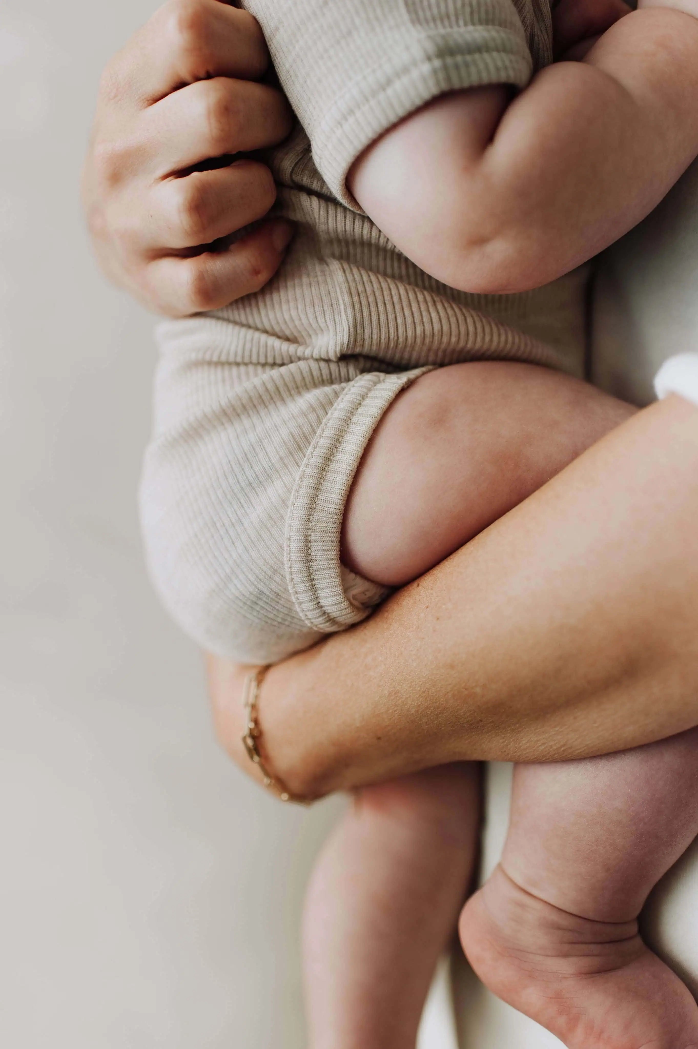 Baby romper met korte mouw - Merinowol