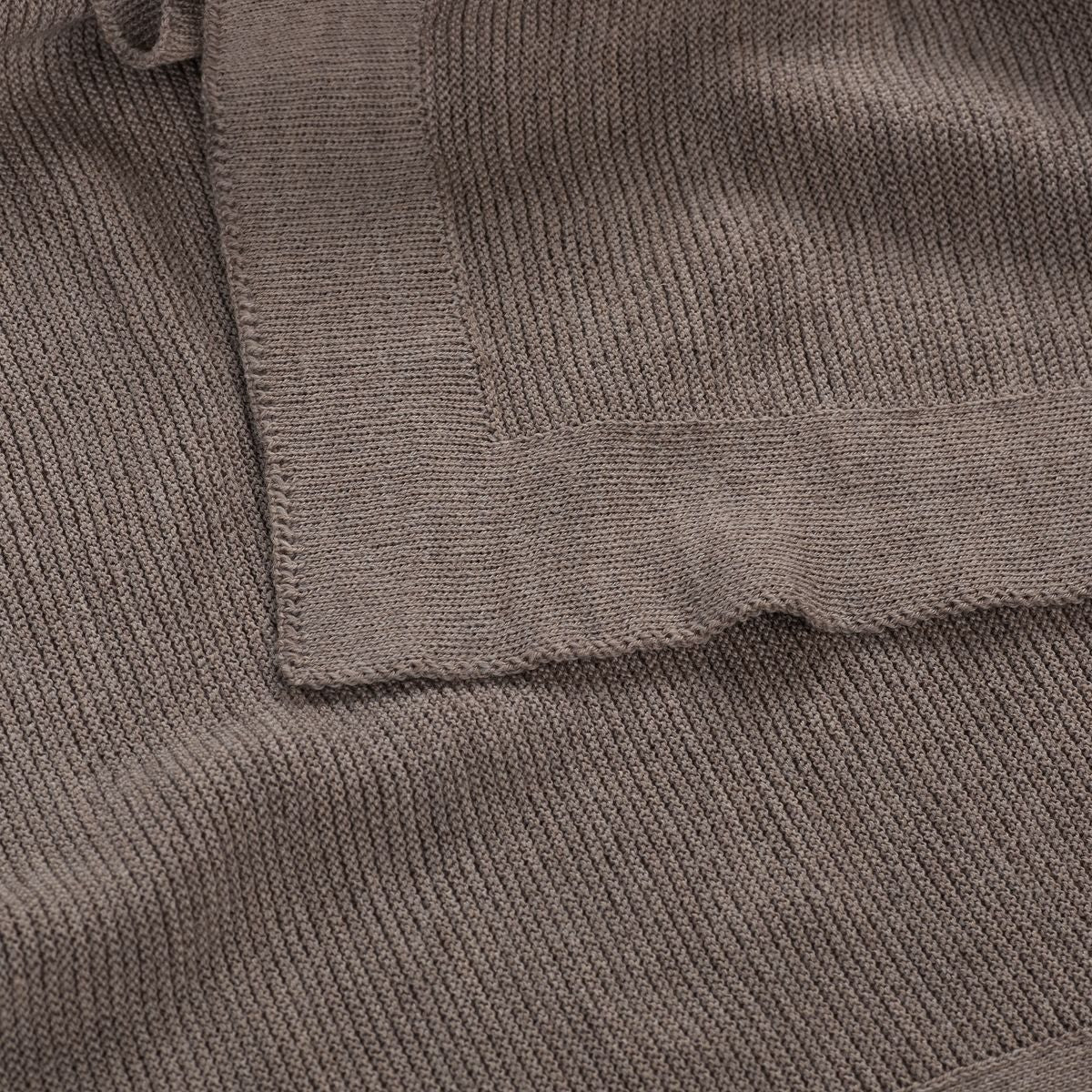 Temperatuurregulerende merinowollen deken 70x100 cm – zachte en comfortabele keuze voor de wieg - Taupe.